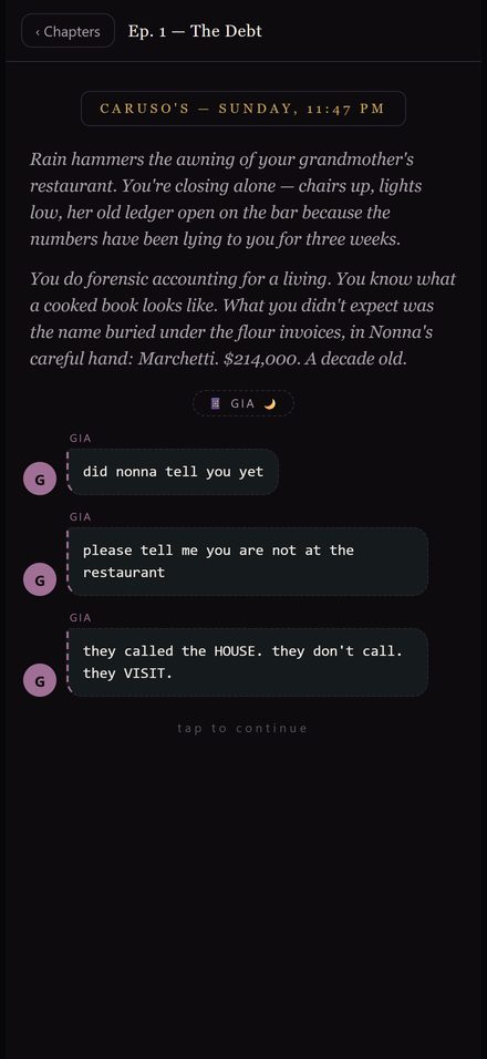 Secret Fantasy — late-night text messages from a story